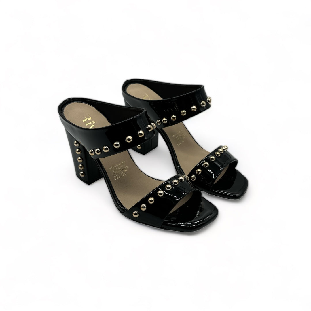 Sandalia Felipe Rivera 10300 Charol Negro