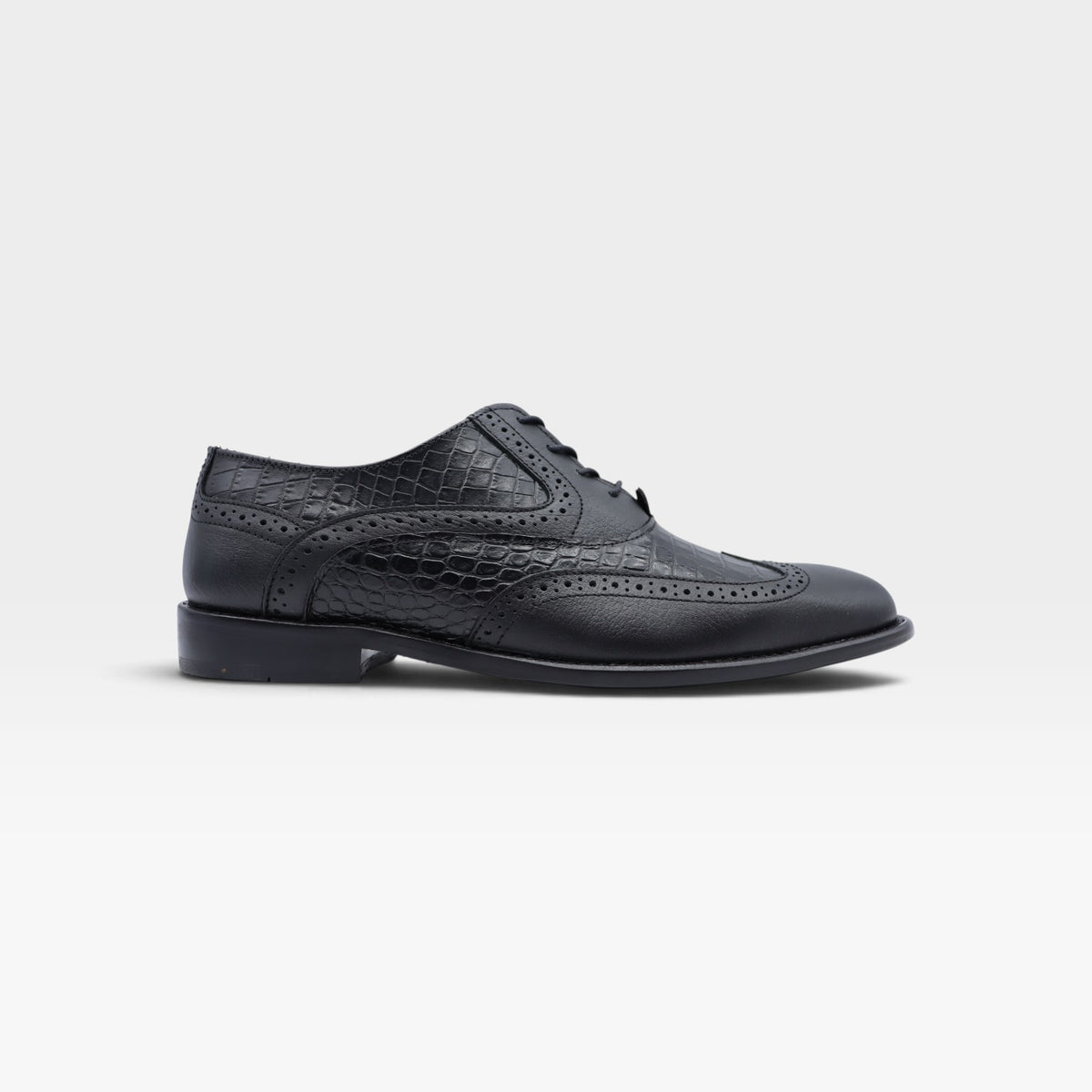 WINGTIP CROCO NEGRO